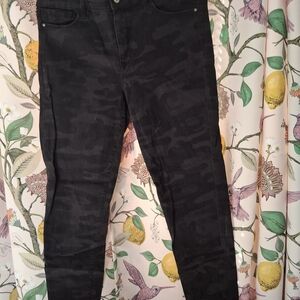 Sanctuary Black Camouflage Women Jeans